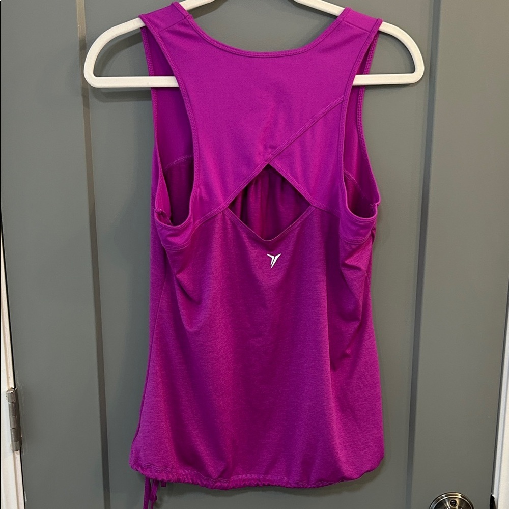 Old Navy Fuchsia Women's Tank Top active Size Medium - Picture 6 of 7